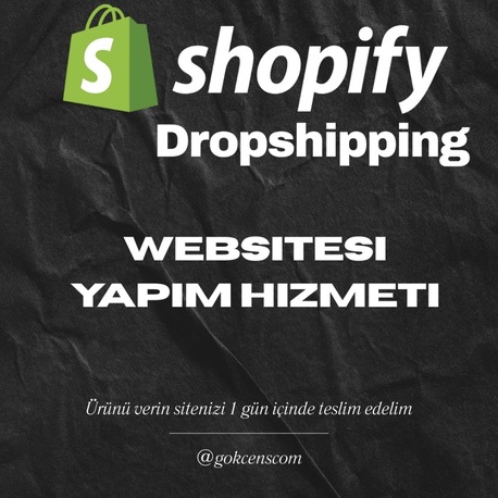 Shopify Websitesi Yapım Hizmeti