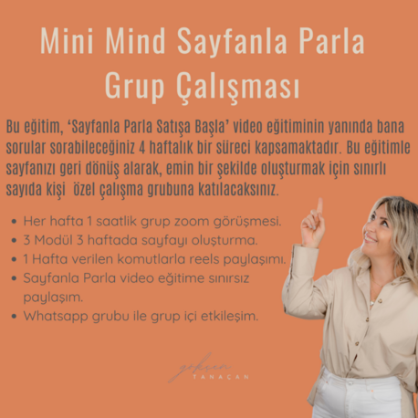 Benim Mentörlüğümle Sayfanla Parla Grup Çalışması