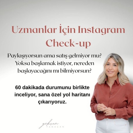Uzmanlar İçin Instagram Check-Up 