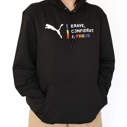 PUMA Cesur, Emin ve Onurlu temalı Sweatshirt - Siyah
