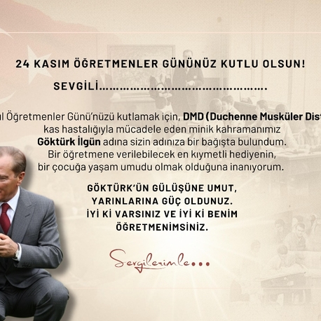 Öğretmenler Günü Kartı 