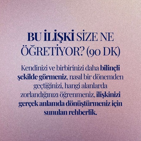 İlişkiye Farkındalık Seansı