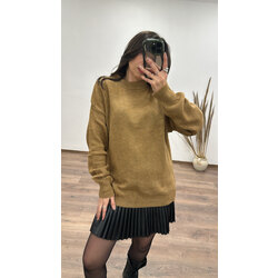 Bisiklet Yaka Oversize kazak 