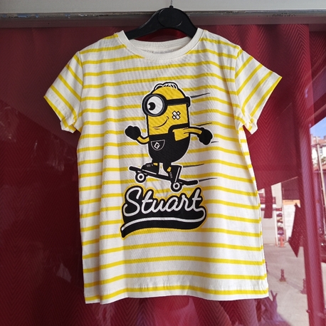 Baskılı erkek çocuk tişörtü