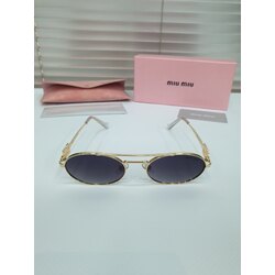 Miu Miu Gold/Black Gözlük 