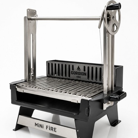 GORDİON FİRE Mini Fire Asado Usulü Ayarlanabilir Izgara-En Sağlam Mangal