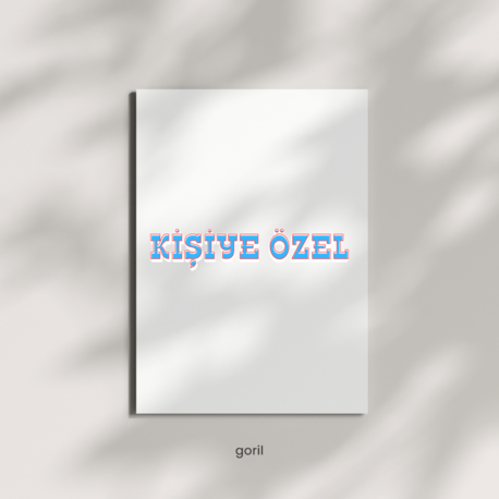 Kişiye Özel Poster
