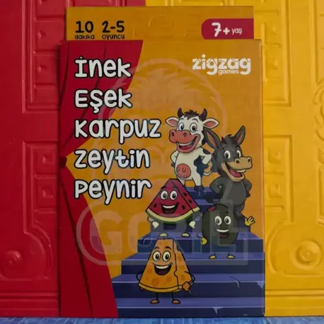 İnek Eşek Karpuz Zeytin Peynir Kutu Oyunu