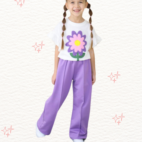 PANTOLONLU PENYE TAKIM / LİLA
