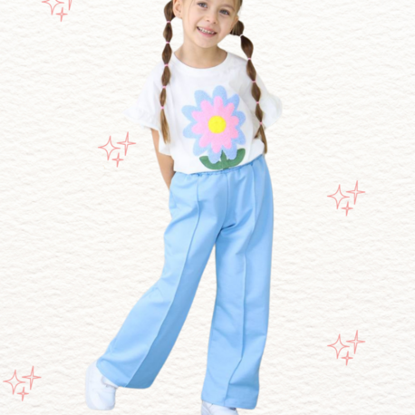 PANTOLONLU PENYE TAKIM / BEBE MAVİSİ