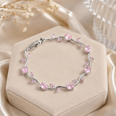 TULİP PEMBE LALE BİLEKLİK 