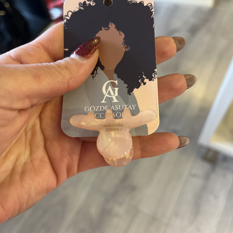Pembe mini kemik mandal toka