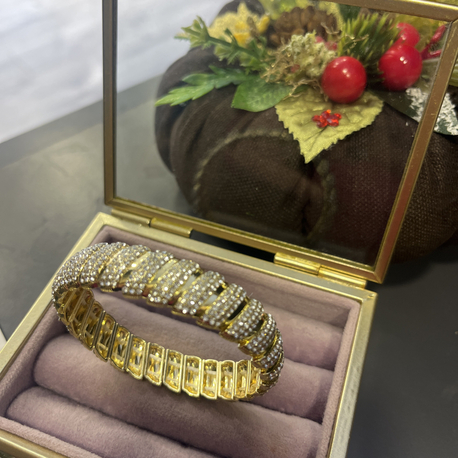 Gold lastikli taşlı bileklik