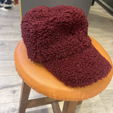 Buklet bordo şapka 