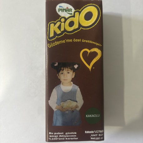 Kişiye özel kakaolu süt 