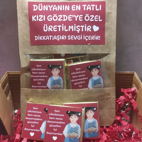 Kişiye  Özel Çikolata (12'li)