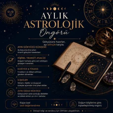Aylık Astrolojik Öngörü Danışmanlığı