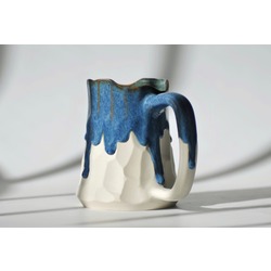 Drippy Boulder Big Mug (Beyaz)