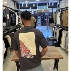 Oversize Sırt Baskılı T-shirt