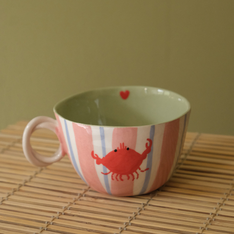 Crab Fincan (yeşil)