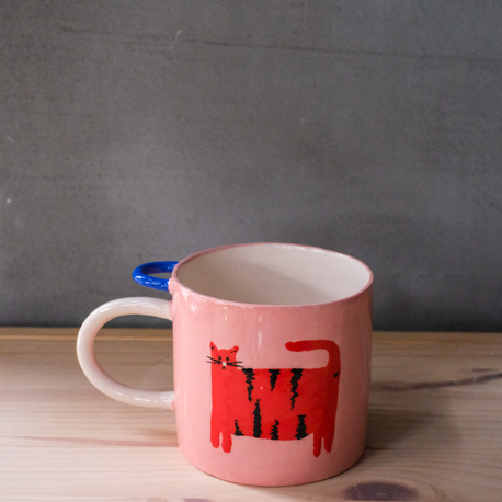 Orange Cat Fincan
