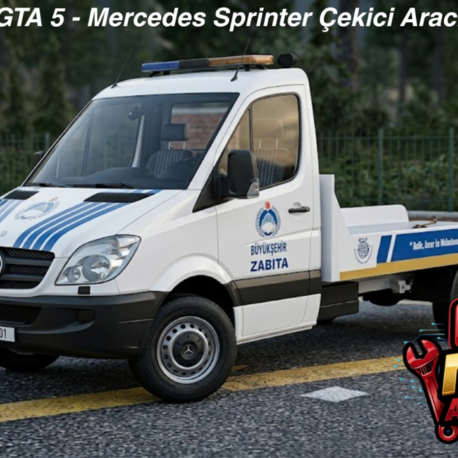 GTA 5 - Mercedes Sprinter Çekici Aracı