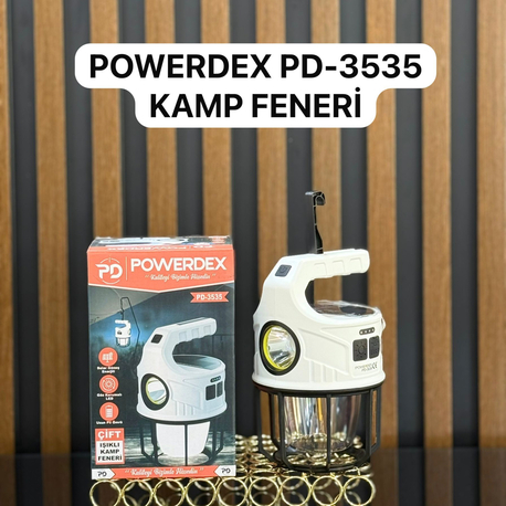 POWERDEX KAMP FENERİ - 6 SAAT ŞARJ SÜRELİ PD 3535