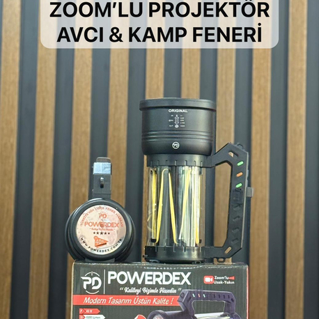 YENİ - ZOOMLU POWERDEX PD9800 EL FENERİ