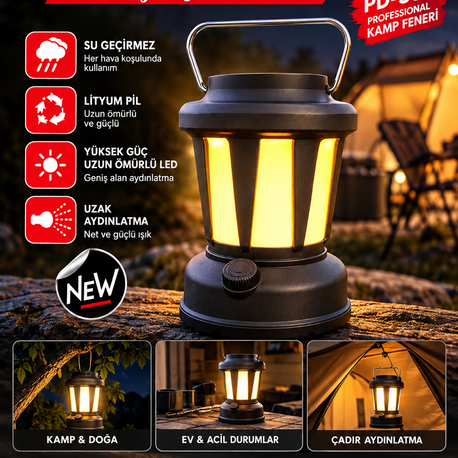YENİ- KAMP LAMBASI POWERDEX PD 530