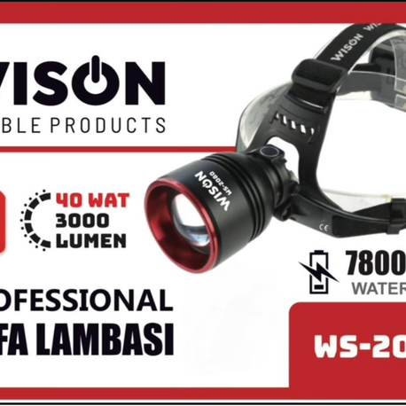 3000 LÜMEN KAFA LAMBASI SENSÖRLÜ Wison Ws2080