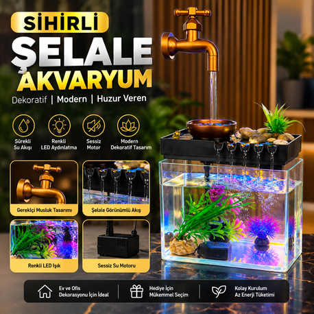SİHİRLİ ŞELALE AKVARYUM YENİ ÜRÜN