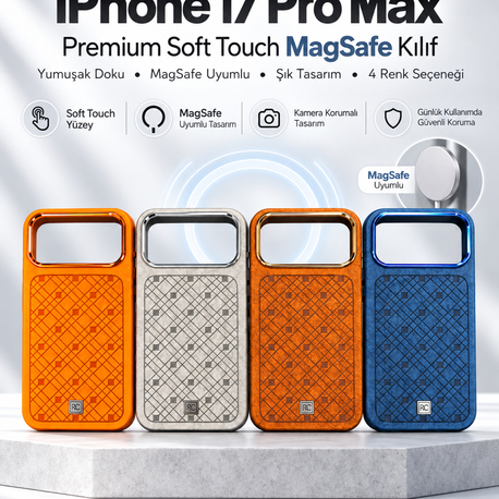 YENİ - 17 PRO MAX TELEFON KILIFI MIKNATISLI ( magesafe