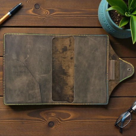 Antrasit Ajanda/Defter/Kitap Kılıfı Organizer