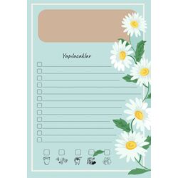 A5 Papatyalı Günlük Planlayıcı