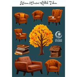 Hazan Mevsimi Koltuk Takımı - Sticker -