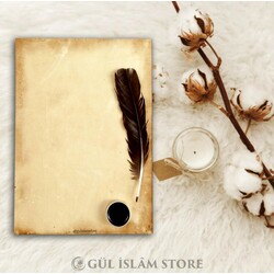 Kuş Tüyü Bloknot A5 Defter