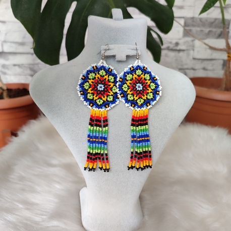 MANDALA KUM BONCUK KÜPE