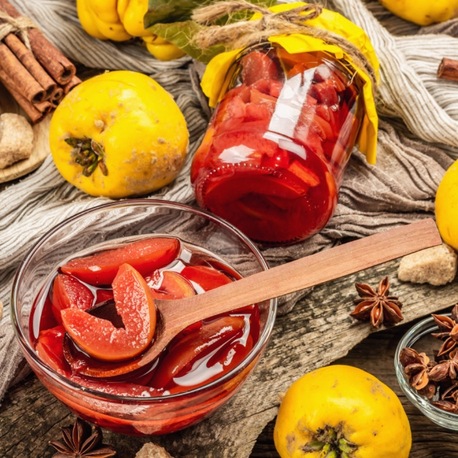 GÜN BATIMI ( AYVA & CEVİZ & HİBİSKUS ÇİÇEĞİ REÇELİ ) 