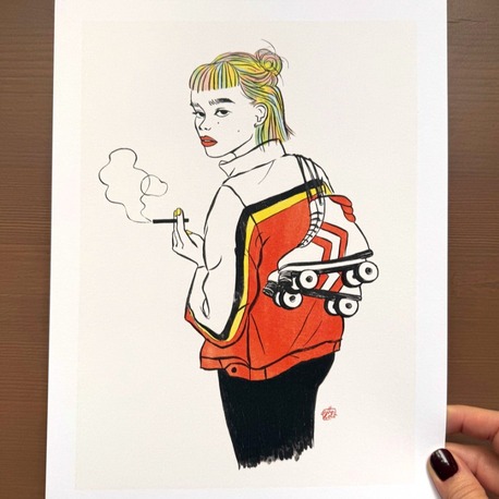 Dressed up as movie characters / Hackers 21 x 28 cm