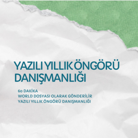 YILLIK ÖNGÖRÜ ANALİZİ YAZILI OLARAK RAPOR VERİLİR