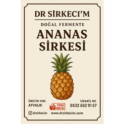 Doğal fermente ananas sirkesi 500 cc 