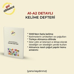 A1-A2 Detaylı Pdf Kelime Kitabı 