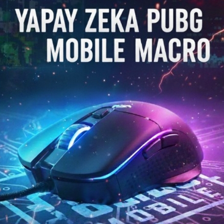 1 HAFTALIK - PUBG Mobile Yapay Zeka Destekli Premium Macro - [Tüm Mouse Modelleriyle Uyumlu]