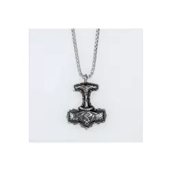 Thor Mjölnir Paslanmaz Çelik Kolye