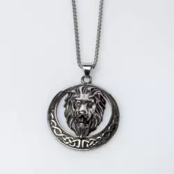 Aslan - Lion Paslanmaz Çelik Kolye