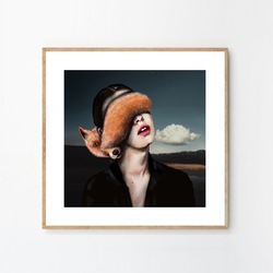 Fox (50x50cm Poster)