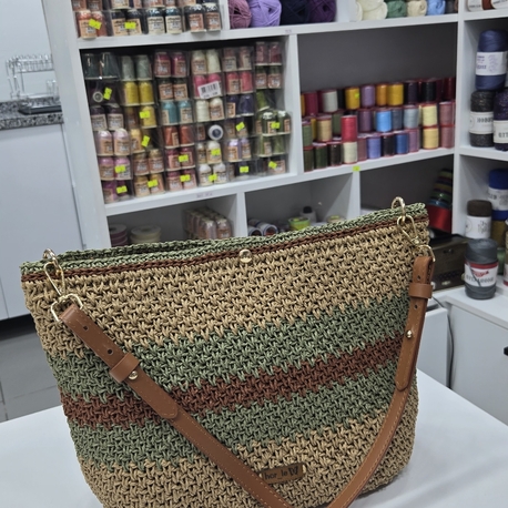 hasır model 3 renkli çanta 
