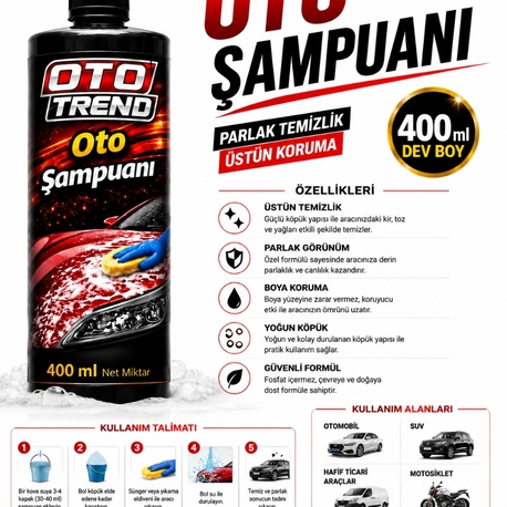 oto şampuanı 