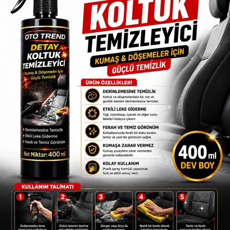detay koltuk temizleme spreyi 