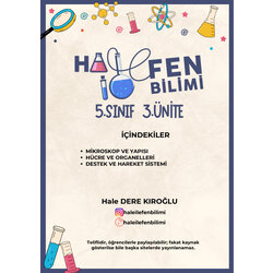 5.SINIF 3.ÜNİTE FASİKÜLÜ